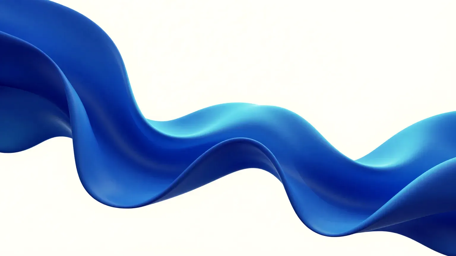 Abstract flowing blue-to-cyan ribbon representing the Hiring Lab community